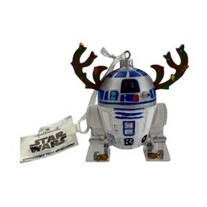 Hallmark Star Wars R2-D2 Reindeer Antlers Christmas Ornament Disney